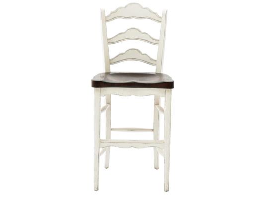 Colonial Counter Stool, Antique White